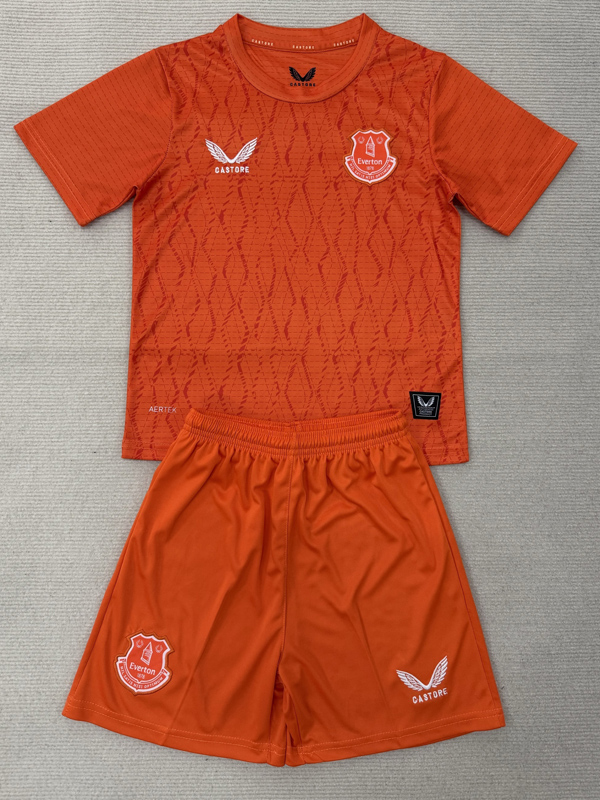 25-26 EVE Orange Goalkeeper Kids Soccer Jersey