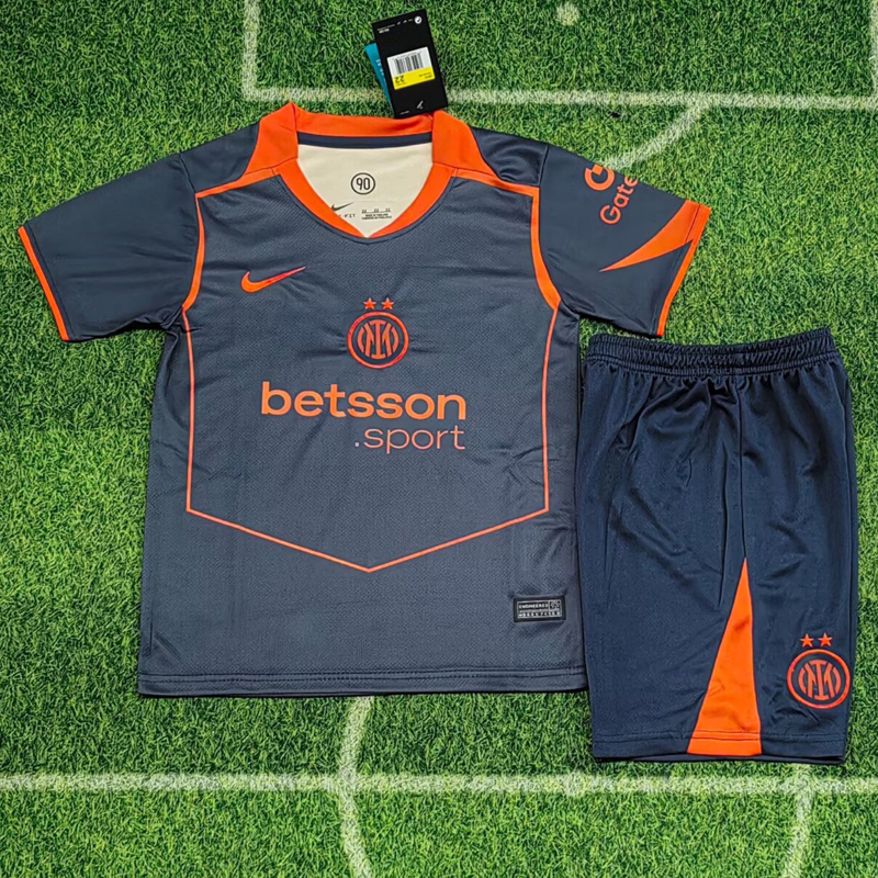 25-26 INT Third Kids Soccer Jersey (左袖/背下广告)