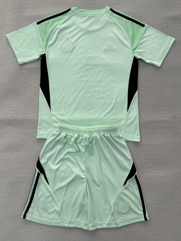 25-26 Celtic Green Goalkeeper Kids Soccer Jersey