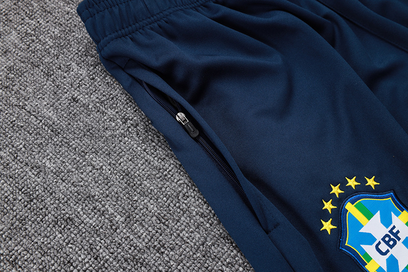 25-26 Brazil Yellow Half Pull Tracksuit (半拉链)