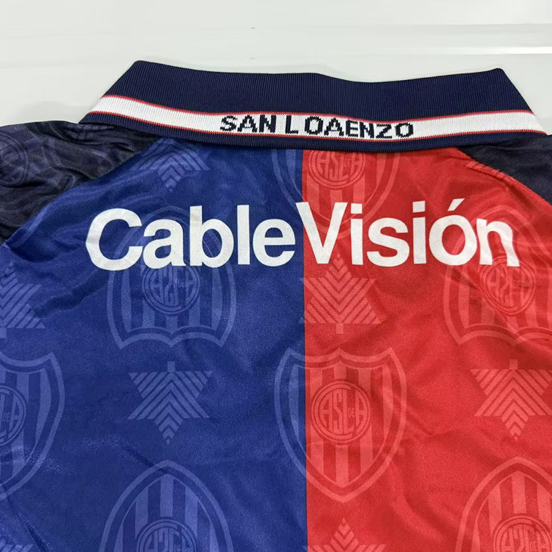 1999-2000 San Lorenzo Home Retro Soccer Jersey