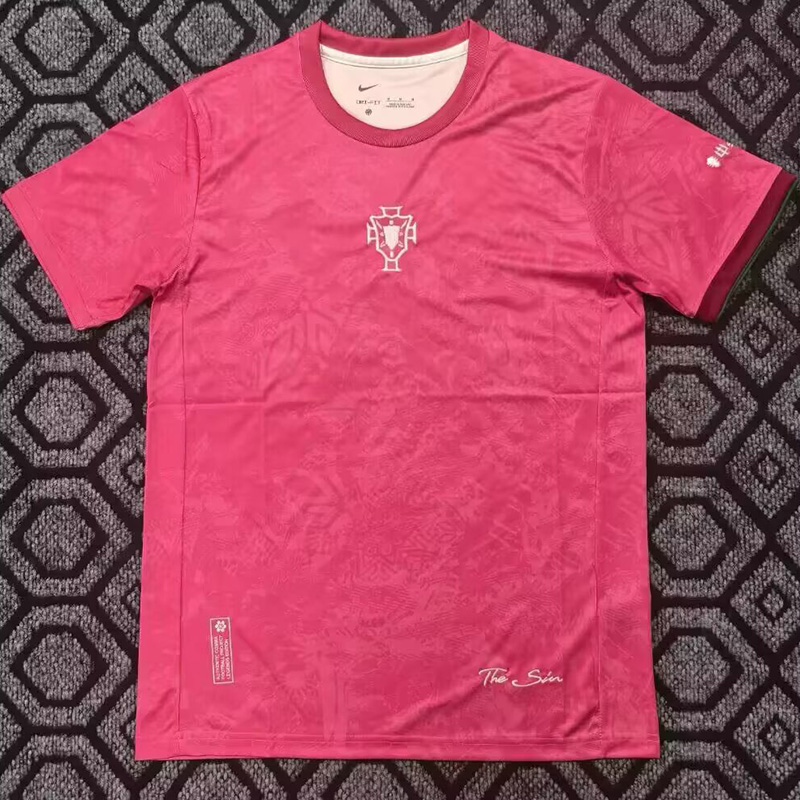 25-26 Portugal Pink Special Edition Fans Soccer Jersey