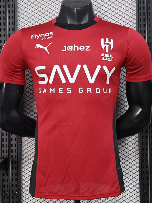 25-26 Al-Hilal Red Player Version Soccer Jersey