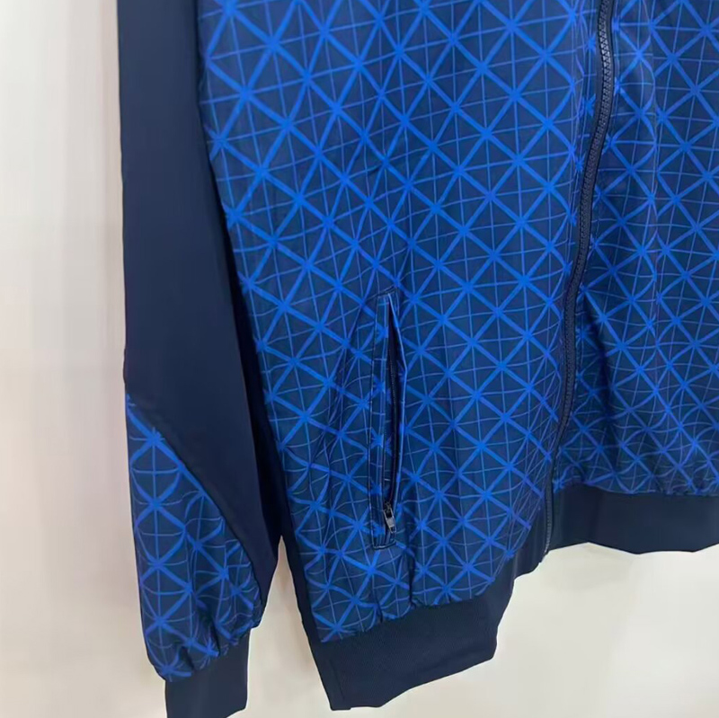 25-26 PSG Fancy blue Windbreaker #刺绣