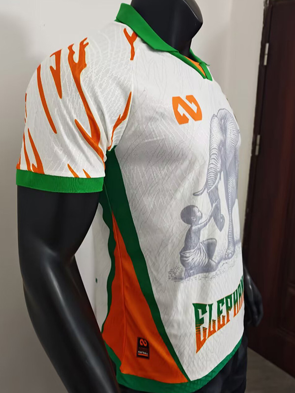 25-26 Ivory Coast White Special Edition Player Version Soccer Jersey