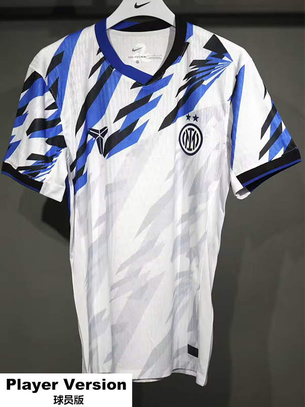 25-26 INT White Blue Special Edition Player Version Soccer Jersey (球员版)