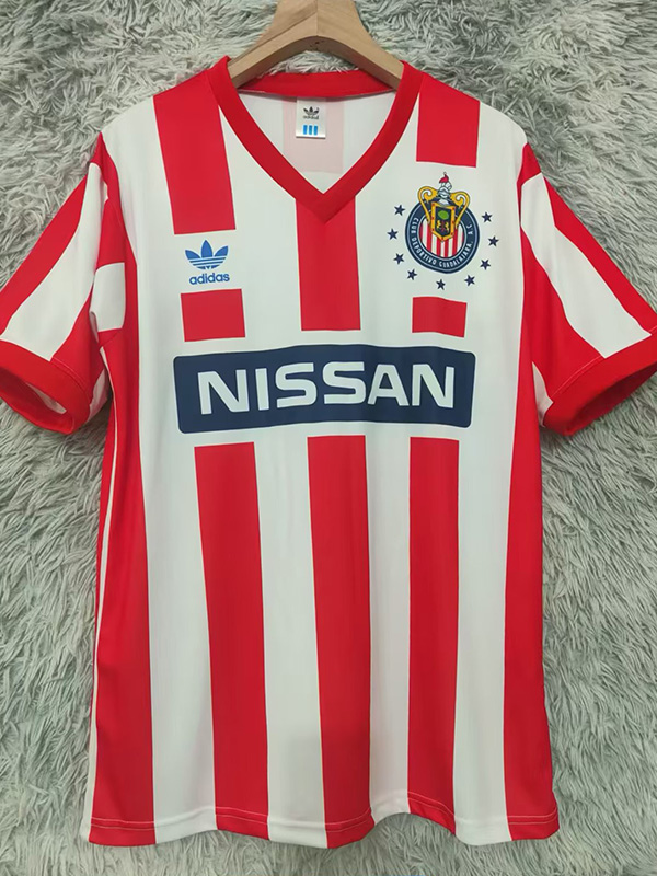 1990-1991 Chivas Home Retro Soccer Jersey