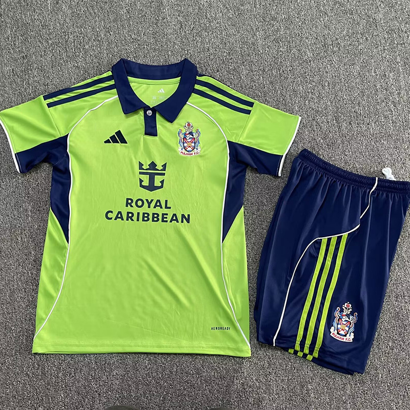 25-26 Fulham Away Kids Soccer Jersey