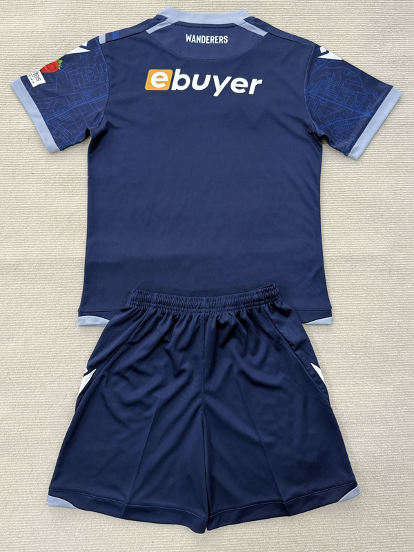 25-26 Bolton Wanderers Away Kids Soccer Jersey