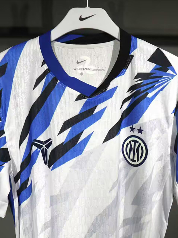 25-26 INT White Blue Special Edition Player Version Soccer Jersey (球员版)