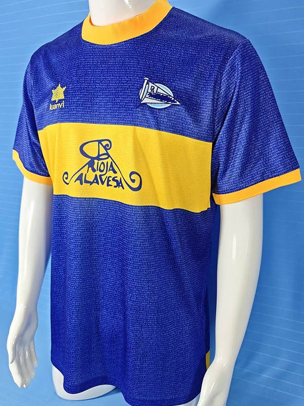 2000-2001 Alaves UEFA Cup Final Retro Soccer Jersey
