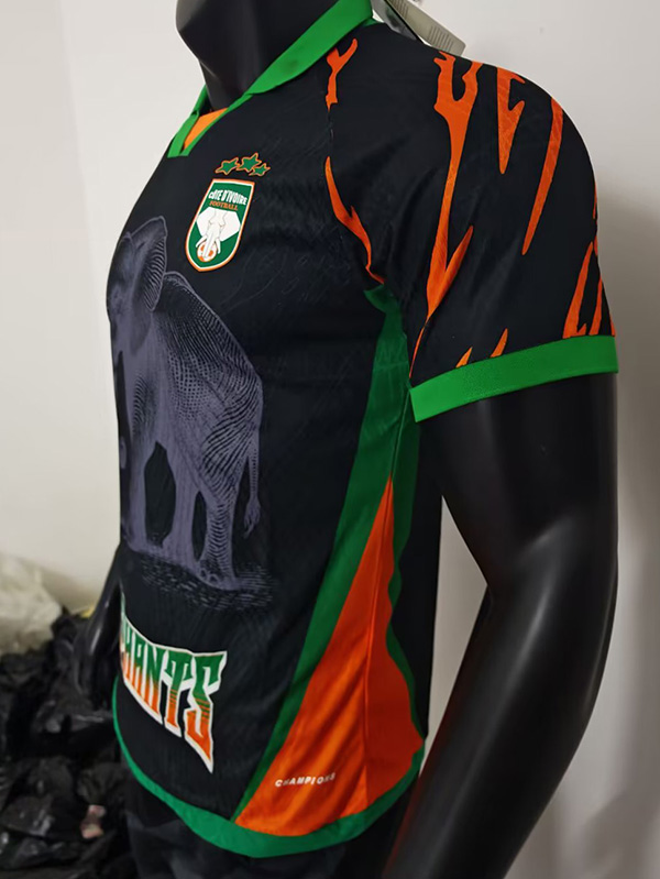 25-26 Ivory Coast Black Special Edition Player Version Soccer Jersey