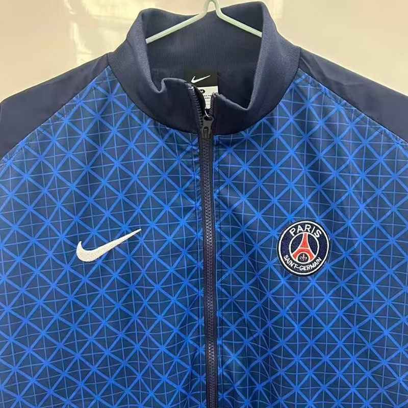 25-26 PSG Fancy blue Windbreaker #刺绣