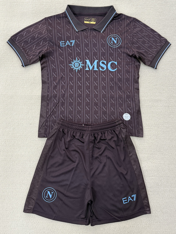 25-26 Napoli Third Kids Soccer Jersey