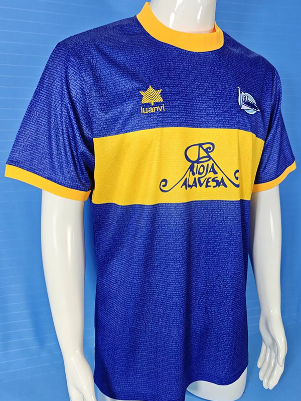 2000-2001 Alaves UEFA Cup Final Retro Soccer Jersey