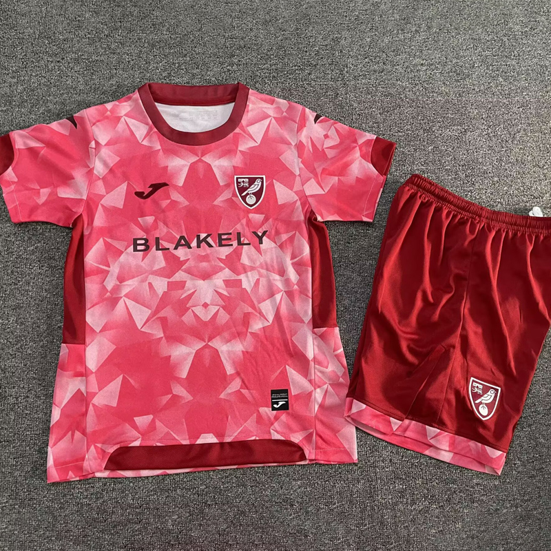 25-26 Norwich City Third Kids Soccer Jersey