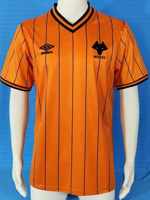 1985-1986 Wolves Home Retro Soccer Jersey