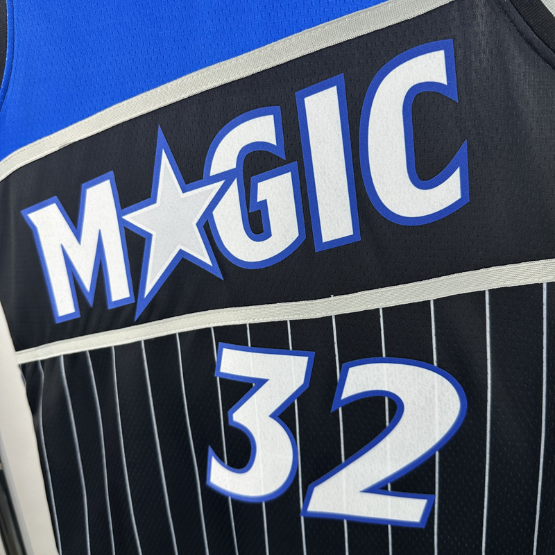 25-26 Magic O'NEAL #32 Black Top Quality Hot Pressing NBA Jersey (Trapeze Edition) 飞人版