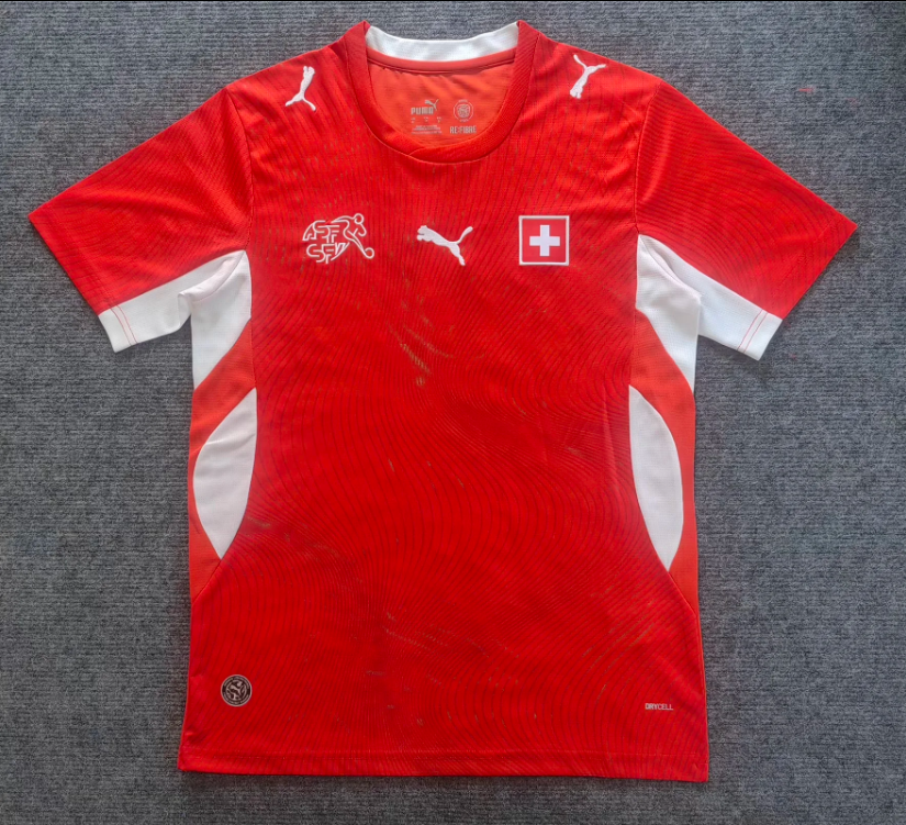 25-26 Switzerland home Fans Soccer Jersey