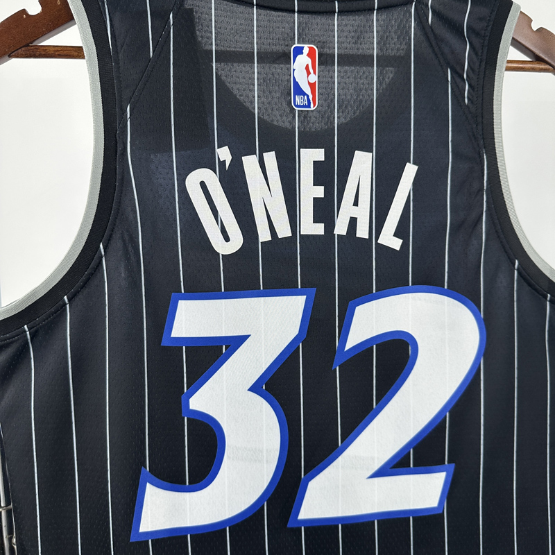 25-26 Magic O'NEAL #32 Black Top Quality Hot Pressing NBA Jersey (Trapeze Edition) 飞人版