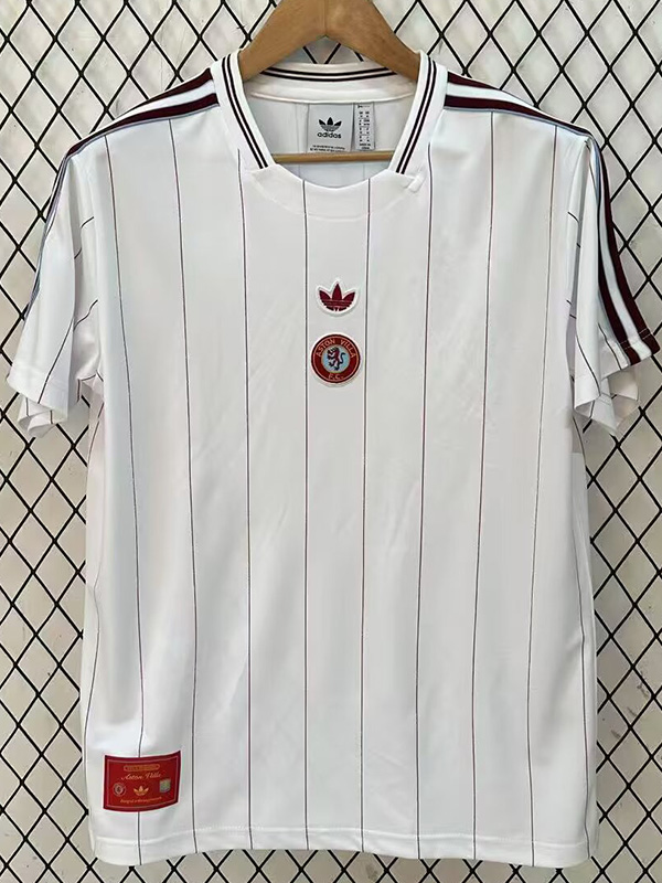 25-26 Aston Villa White Casual Edition Fans Training shirts