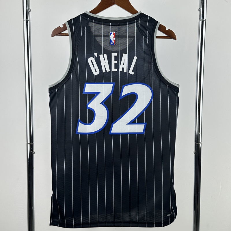 25-26 Magic O'NEAL #32 Black Top Quality Hot Pressing NBA Jersey (Trapeze Edition) 飞人版