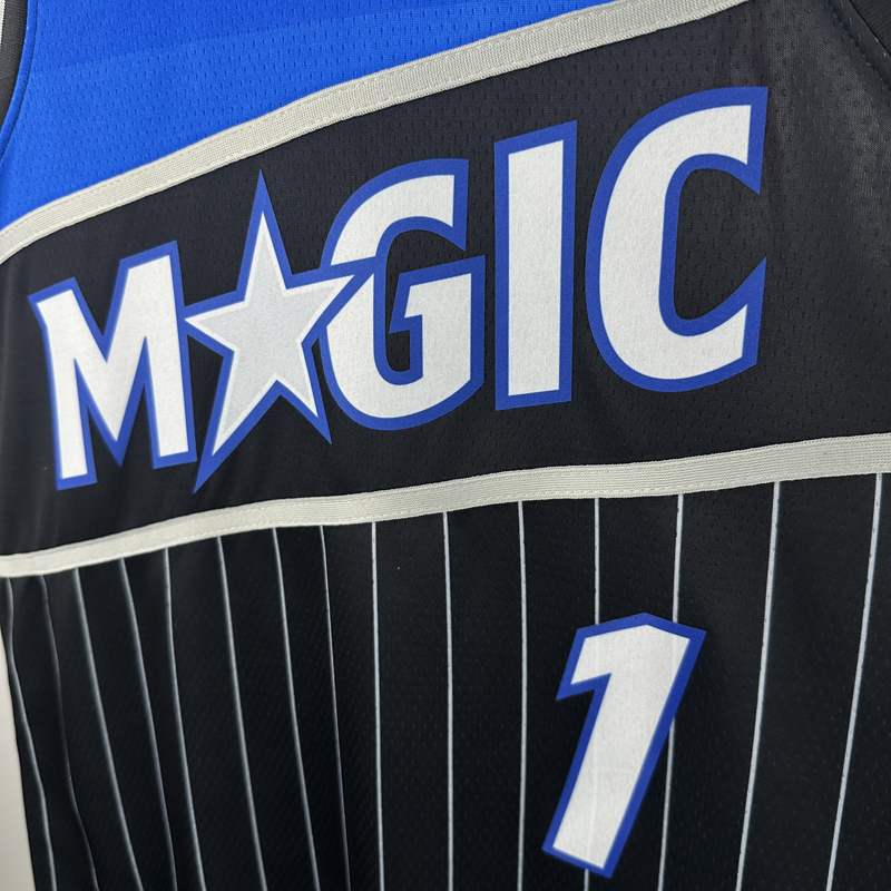 25-26 Magic HARDAWAY #1 Black Top Quality Hot Pressing NBA Jersey (Trapeze Edition) 飞人版