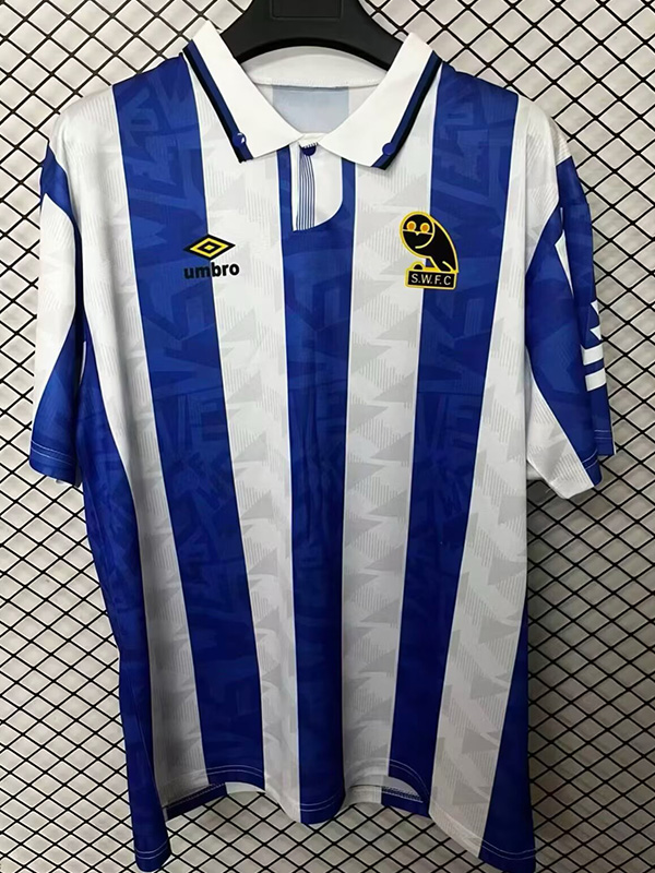 1991 Sheffield Wednesday Home Retro Soccer Jersey