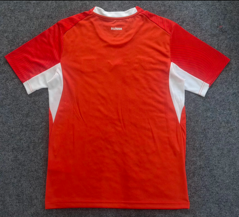 25-26 Switzerland home Fans Soccer Jersey