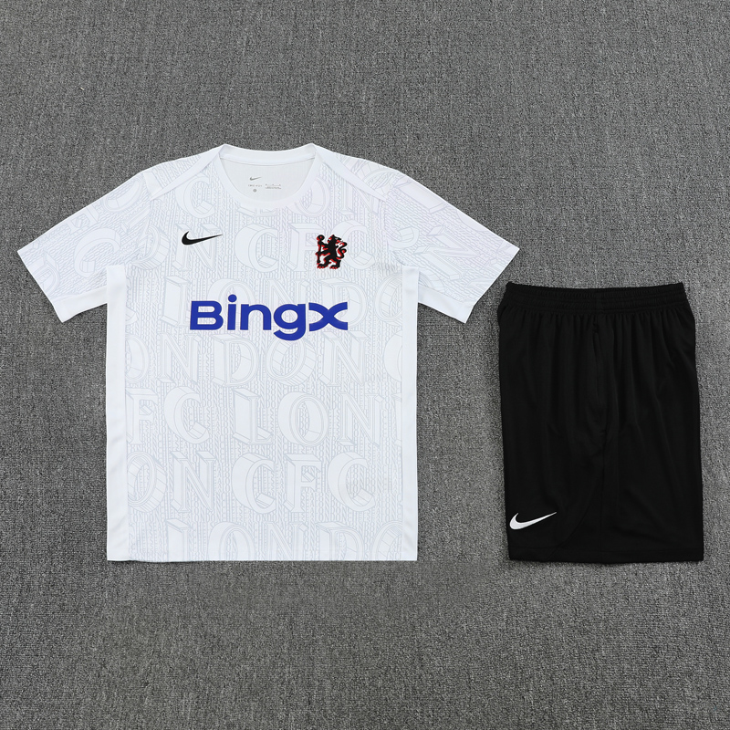 25-26 CHE White Training Short Suit