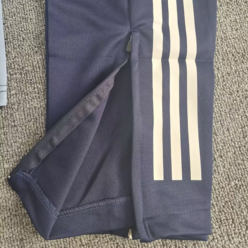 25-26 Schalke 04 Black Half Pull Tracksuit (Pants Have Pocket)(半拉链)