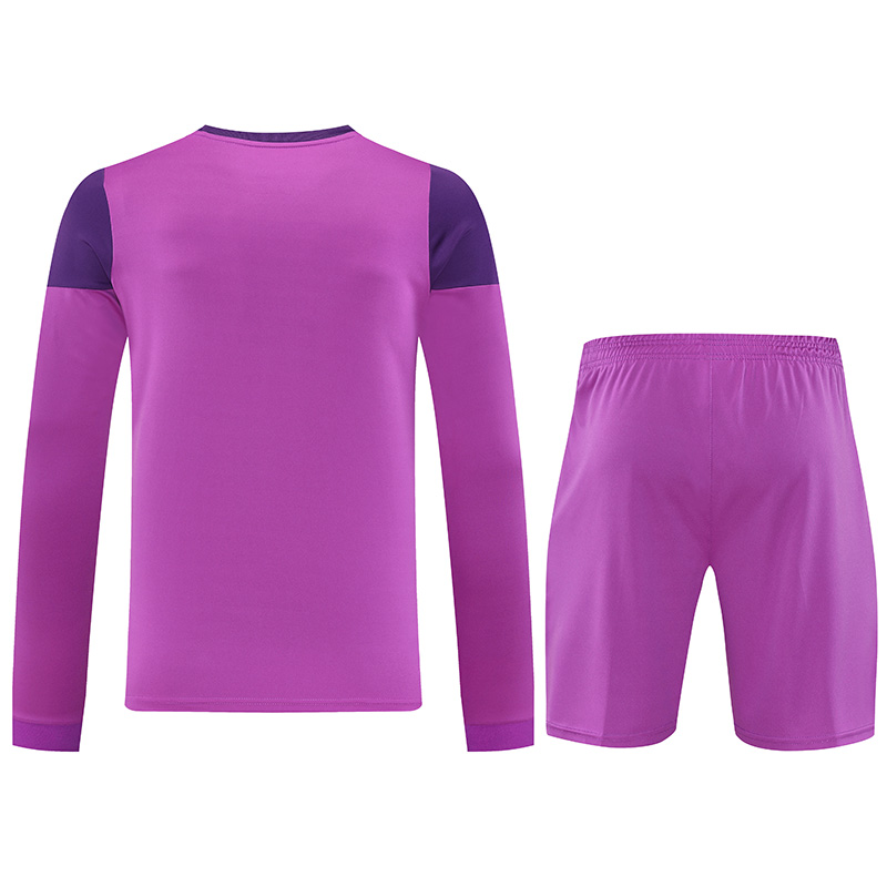 25-26 RMA Purple GoalKeeper (Long Sleev Suit) Soccer Jersey (长袖)