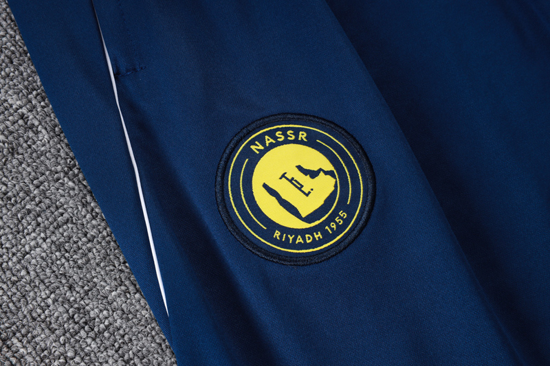 25-26 Al-Nassr Royal blue Half Pull Tracksuit #B25110(半拉链)