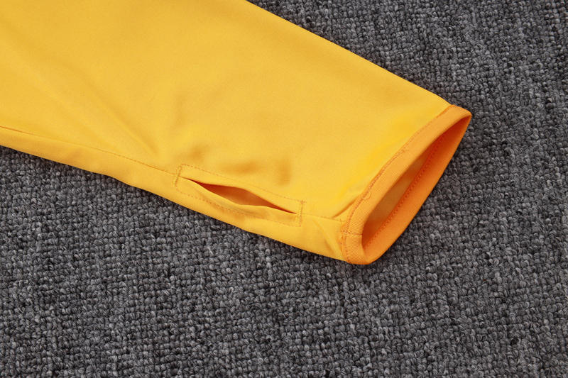 25-26 Boca Juniors Yellow Half Pull Tracksuit #B25109(半拉链)