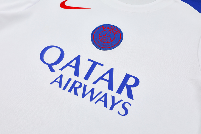 25-26 PSG White Training Short Suit