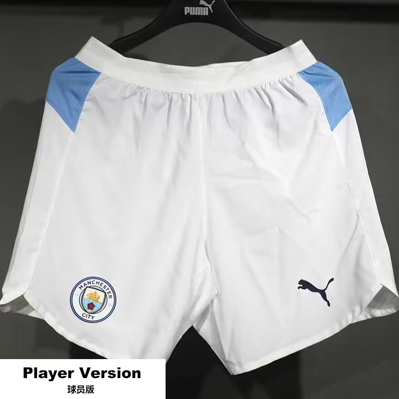 25-26 Man City Home Player Version Shorts Pants (High Quality)(球员短裤)
