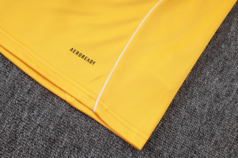 25-26 Boca Juniors Yellow Half Pull Tracksuit #B25109(半拉链)