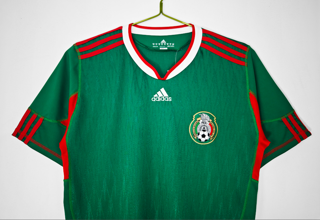 2010 Mexico Home Retro Soccer Jersey