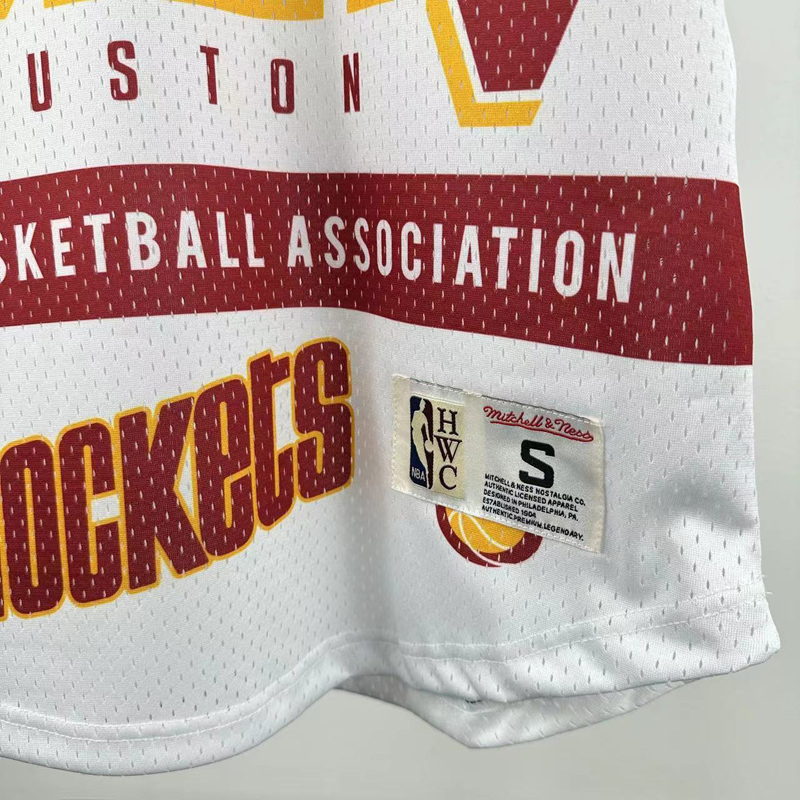 2026 ROCKETS White Retro High Quality Casual T-Shirt #MN