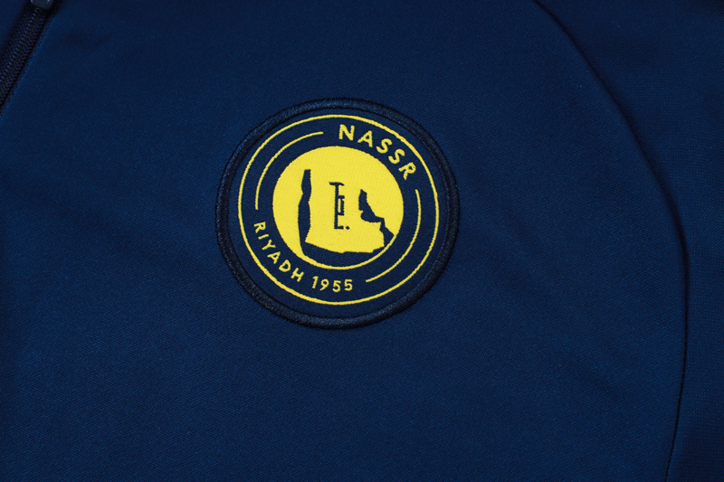 25-26 Al-Nassr Royal blue Half Pull Tracksuit #B25110(半拉链)