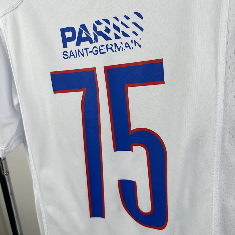 25-26  PSG #75 Casual Edition White NFL Jersey