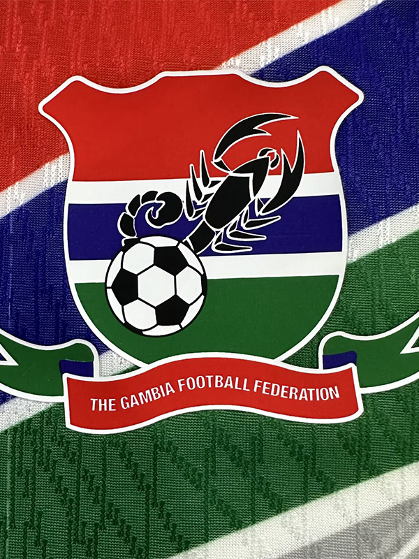 25-26 Gambia Home Player Version Soccer Jersey
