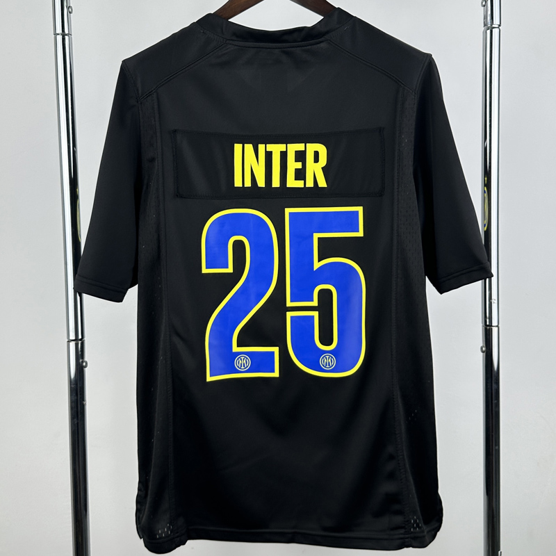 25-26 INT #25 Casual Edition Black NFL Jersey