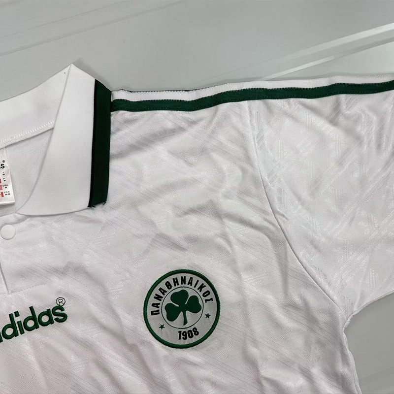1995-1996 Panathinaikos Away Retro Soccer Jersey