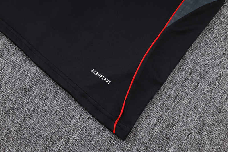 25-26 Ajax Black Tank top and shorts suit #D25196