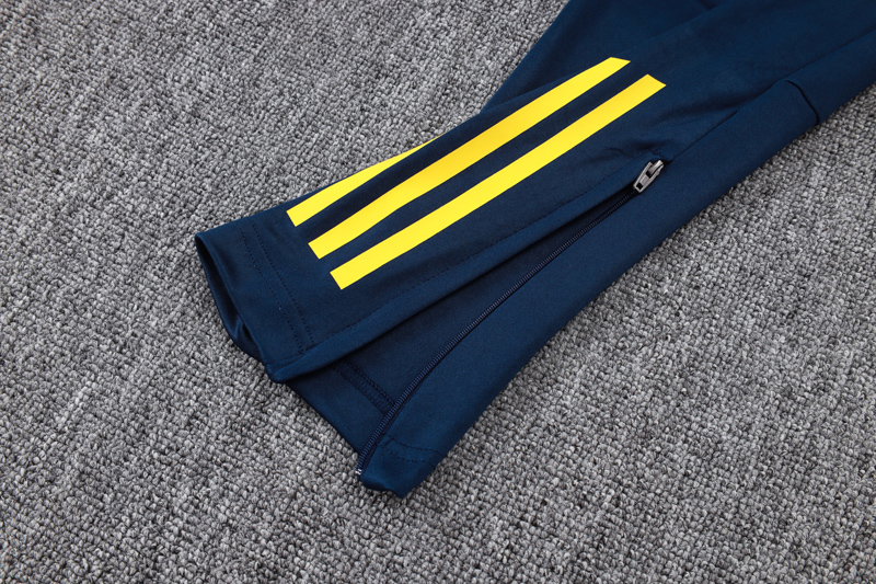 25-26 Boca Juniors Yellow Half Pull Tracksuit #B25109(半拉链)