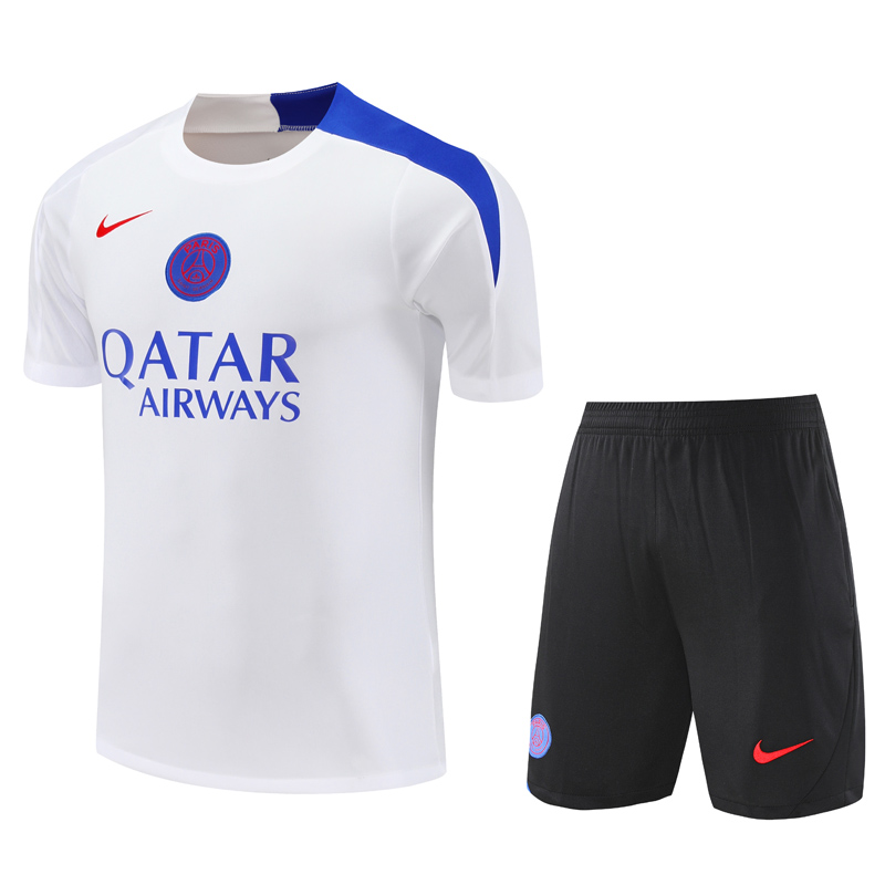 25-26 PSG White Training Short Suit