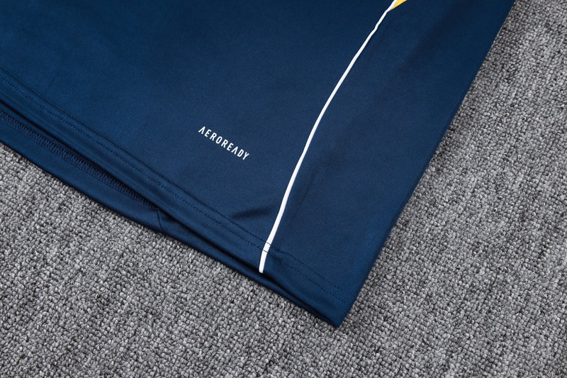 25-26 Boca Juniors Royal blue Half Pull Tracksuit #B25108(半拉链)