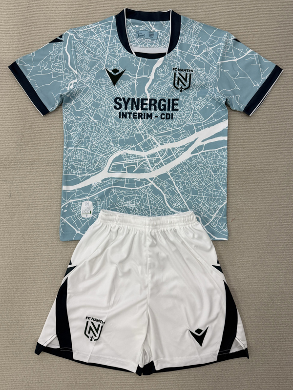 25-26 Nantes Away Kids Soccer Jersey