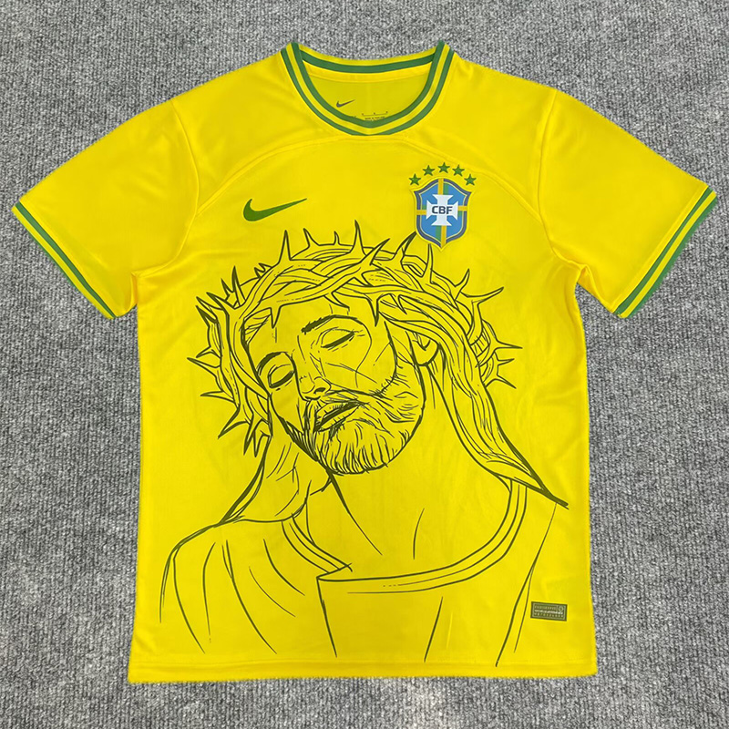 25-26 Brazil Yellow Special Edition Training shirts